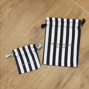 Henri Bendel small and medium jewelry and accessories pouch